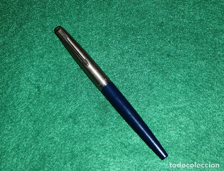 Plumas estilogr&aacute;ficas antiguas: PARKER 45 AZUL - Foto 1