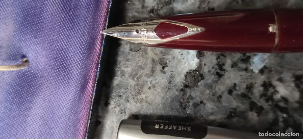Plumas estilogr&aacute;ficas antiguas: Sheaffer vintage como nueva en su estuche - Foto 3