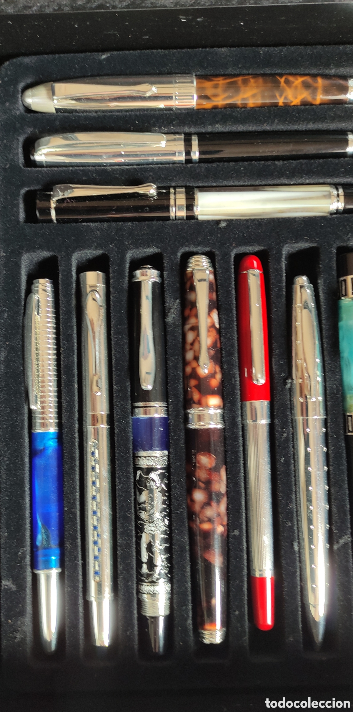 Plumas estilogr&aacute;ficas antiguas: Colecci&oacute;n completa Silver Legends - Foto 12