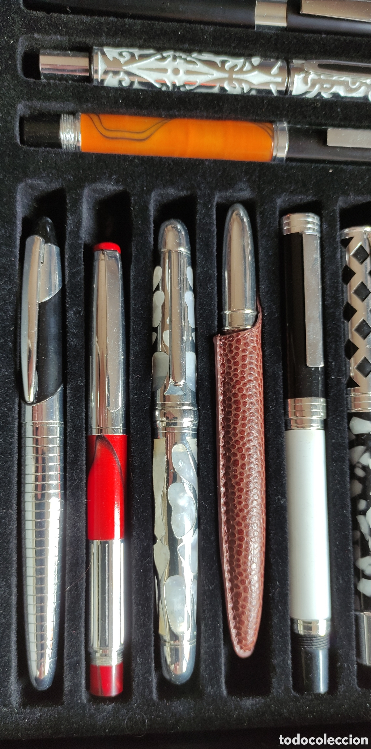 Plumas estilogr&aacute;ficas antiguas: Colecci&oacute;n completa Silver Legends - Foto 18