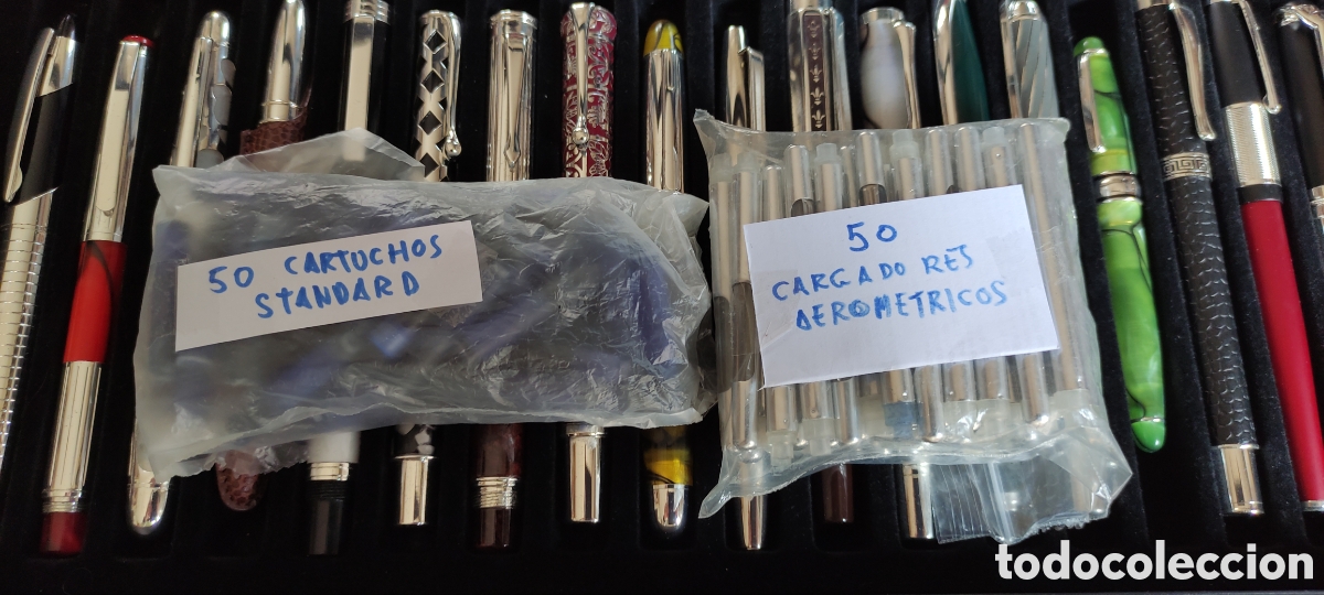 Plumas estilogr&aacute;ficas antiguas: Colecci&oacute;n completa Silver Legends - Foto 22