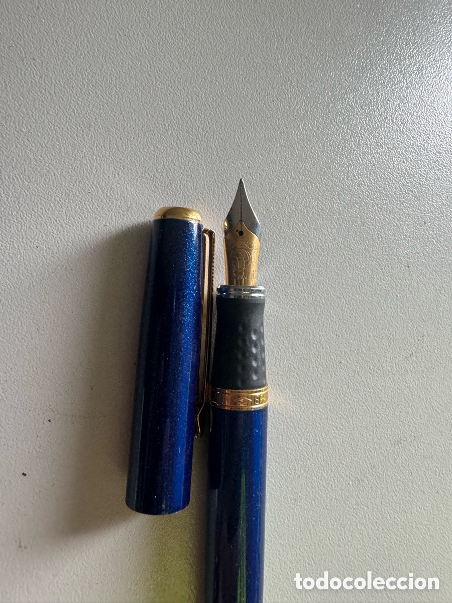 Plumas estilogr&aacute;ficas antiguas: pluma estilografica inoxcrom - Foto 2