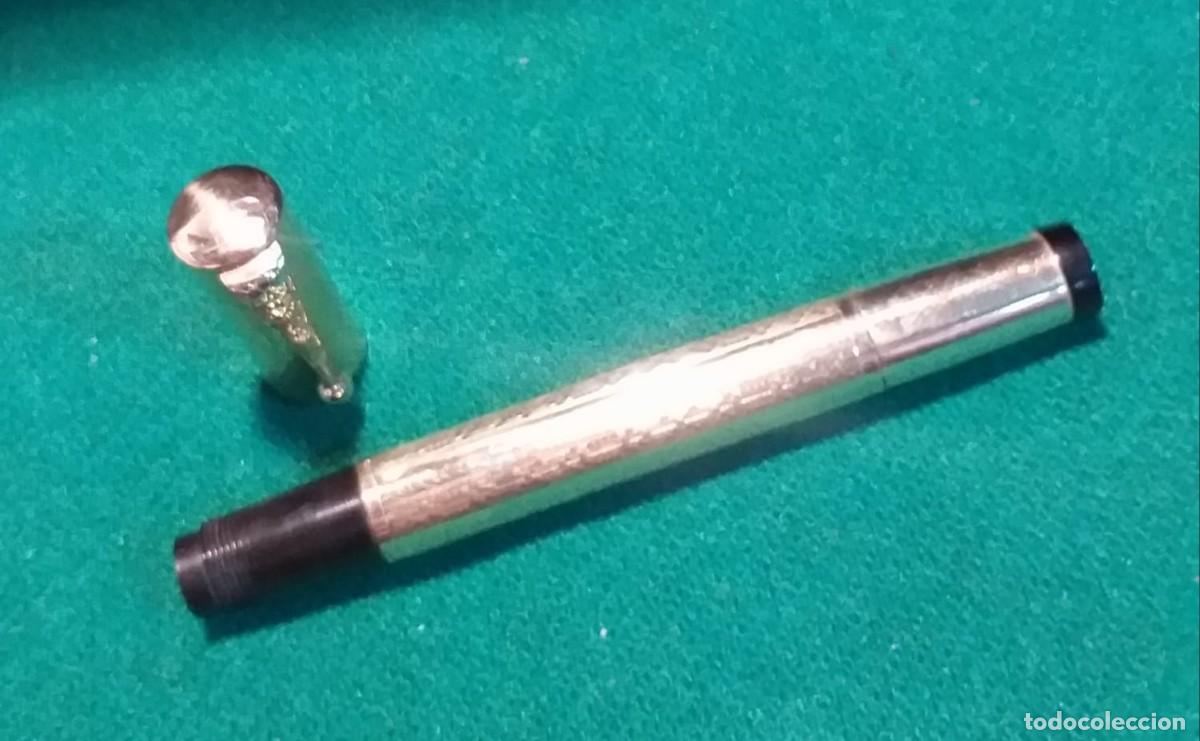Plumas estilogr&aacute;ficas antiguas: Waterman-Ideal 42 retractil - Foto 9