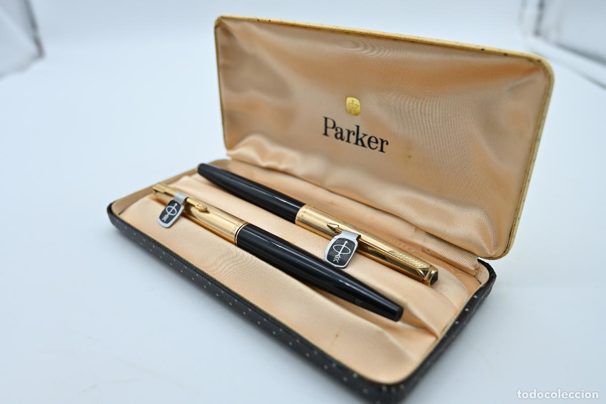 Plumas estilogr&aacute;ficas antiguas: PARKER 65 Y PARKER 45 (LOTE) - Foto 2