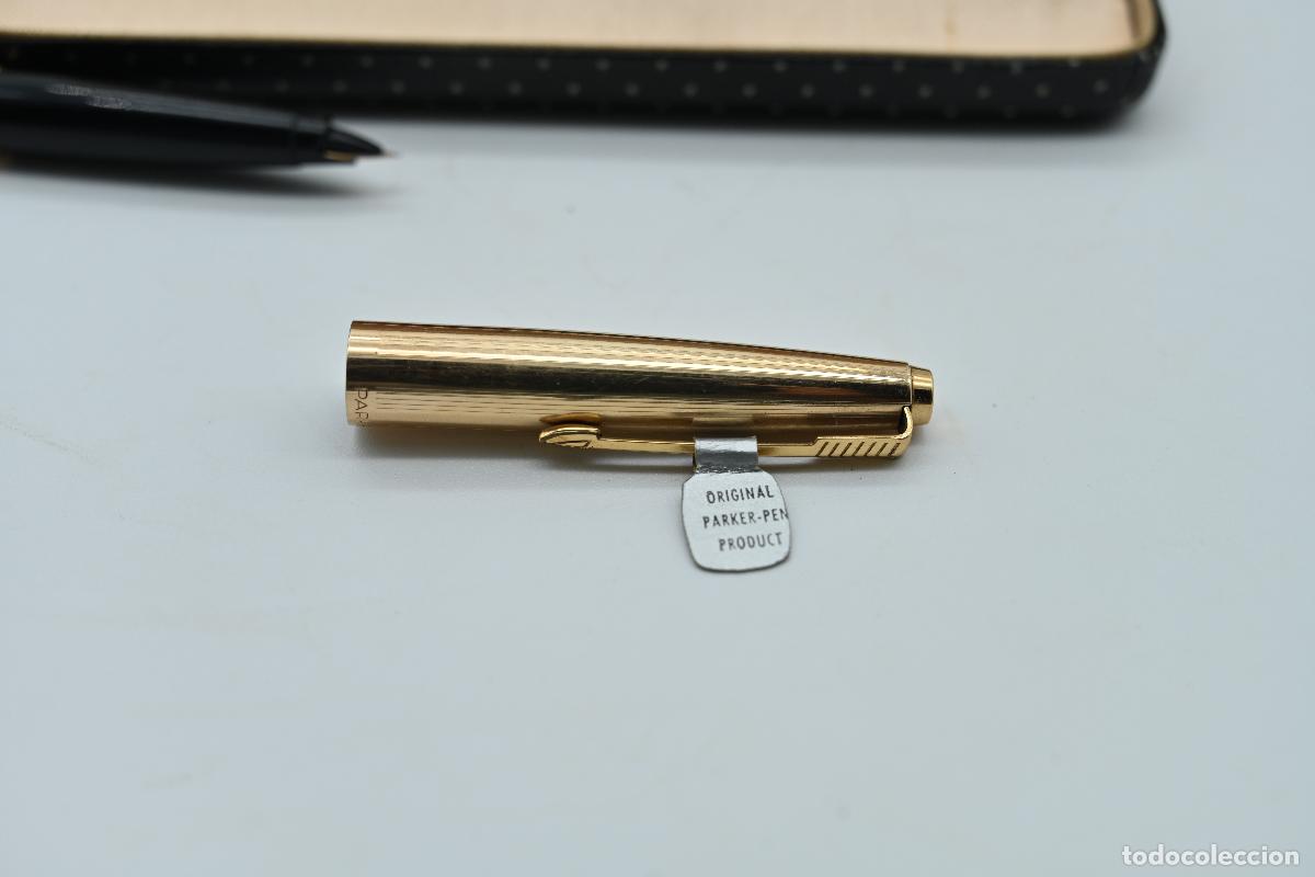 Plumas estilogr&aacute;ficas antiguas: PARKER 65 Y PARKER 45 (LOTE) - Foto 6