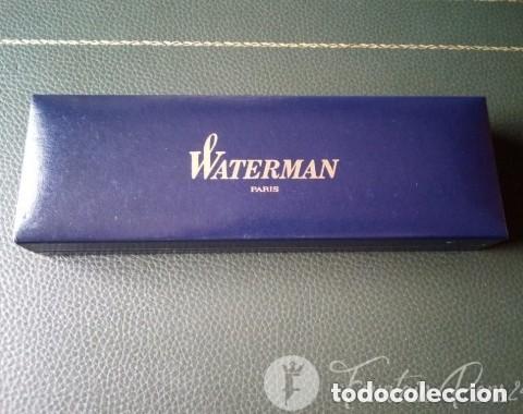 Plumas estilogr&aacute;ficas antiguas: Waterman &Eacute;l&eacute;gance Negro Gt 18 KT - Foto 5