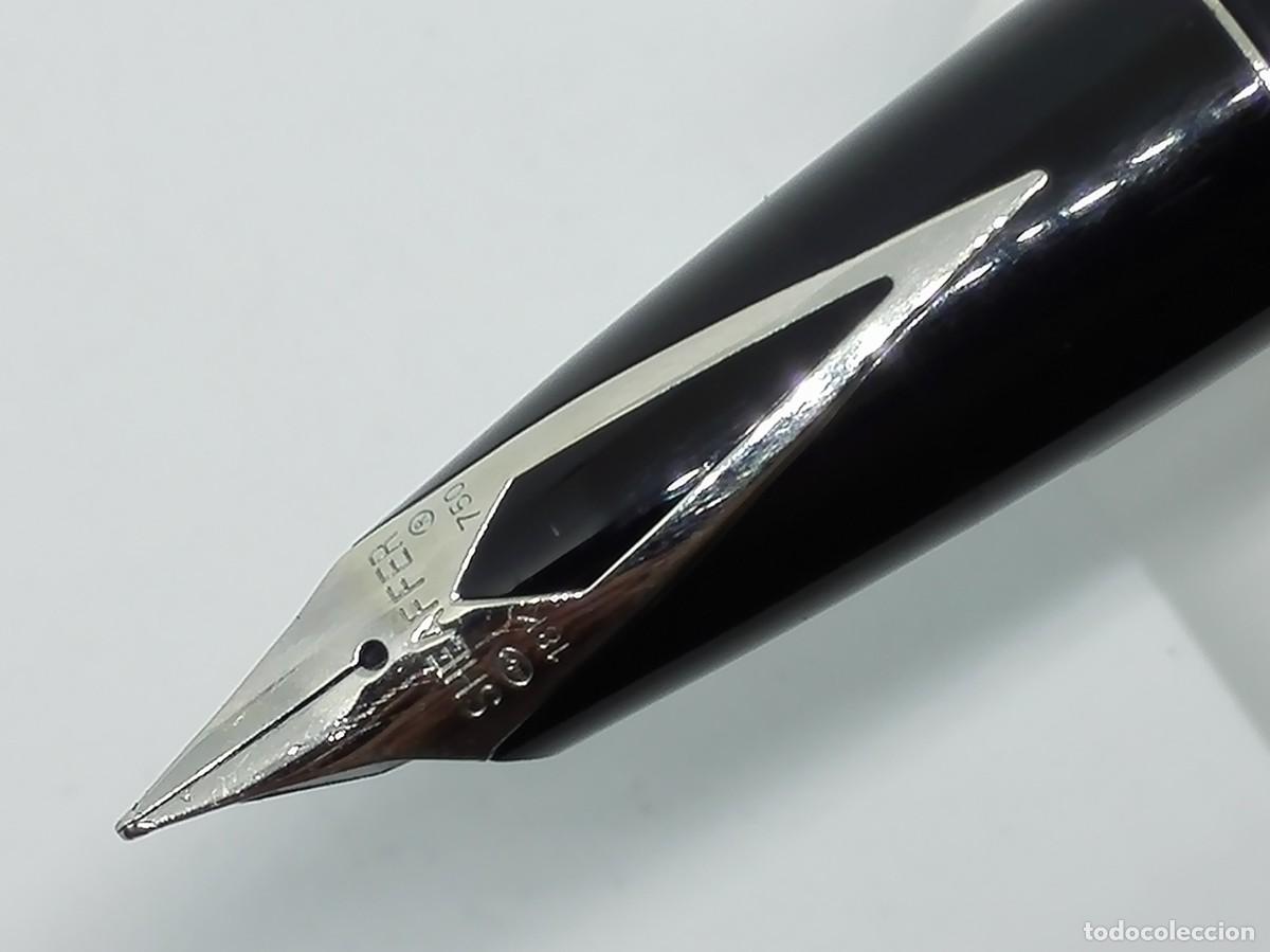 Plumas estilogr&aacute;ficas antiguas: Sheaffer Legacy 2 Model 866 Linear Black 1999 18kt M - Foto 6