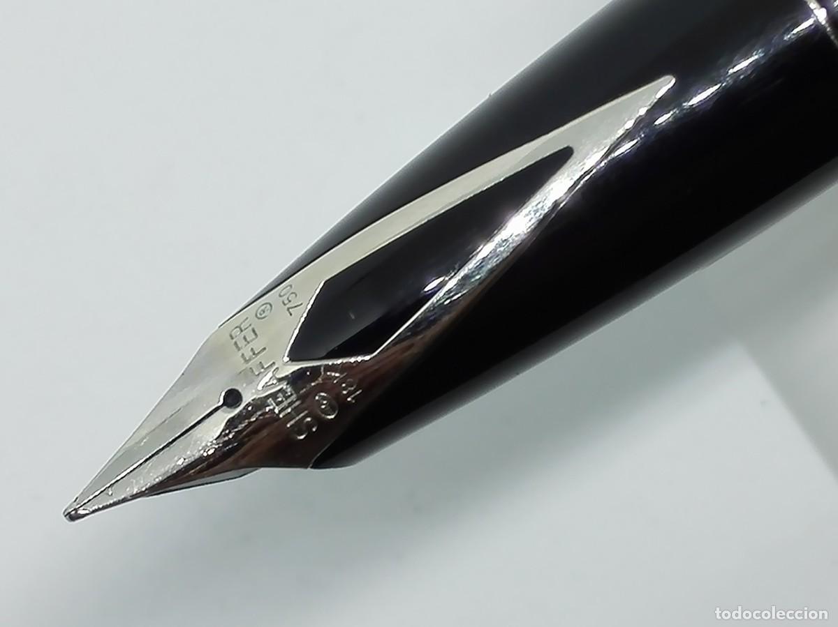 Plumas estilogr&aacute;ficas antiguas: Sheaffer Legacy 2 Model 866 Linear Black 1999 18kt M - Foto 7