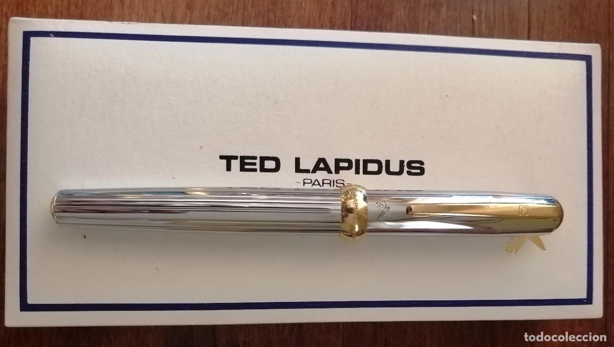 Plumas estilogr&aacute;ficas antiguas: VINTAGE PLUMA TED LAPIDUS PARIS - Foto 2