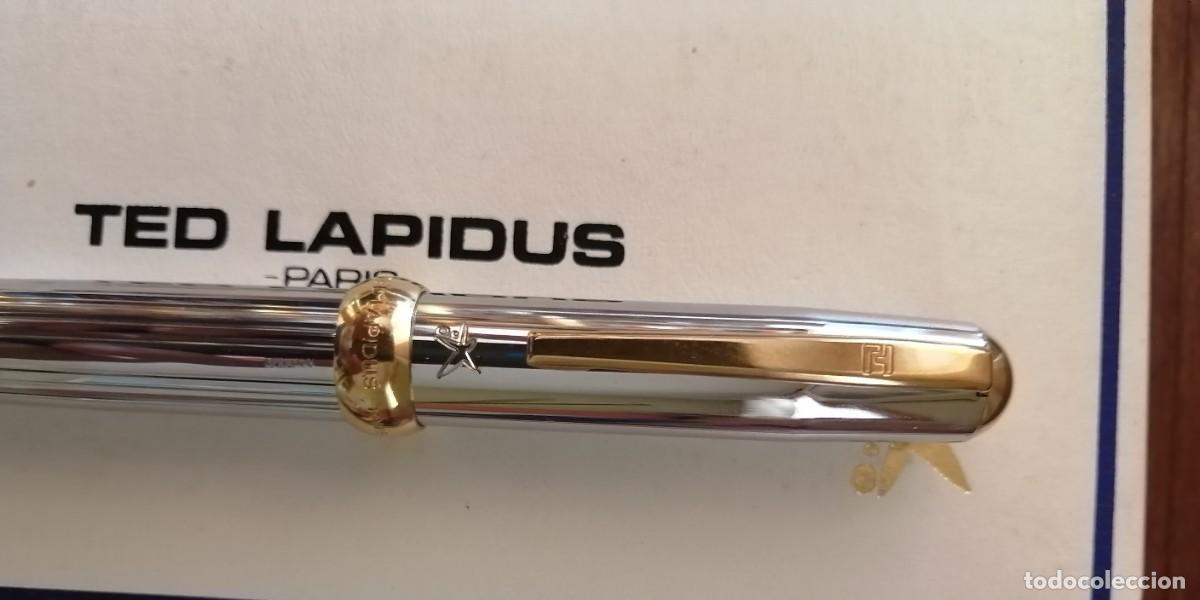 Plumas estilogr&aacute;ficas antiguas: VINTAGE PLUMA TED LAPIDUS PARIS - Foto 3