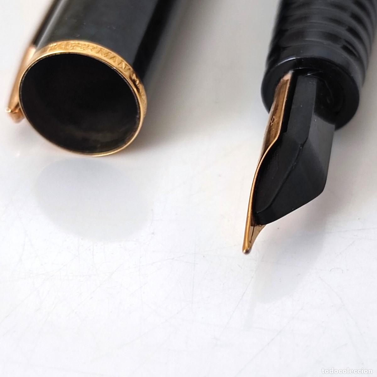 Plumas estilogr&aacute;ficas antiguas: Pluma WATERMAN lacada - Foto 13