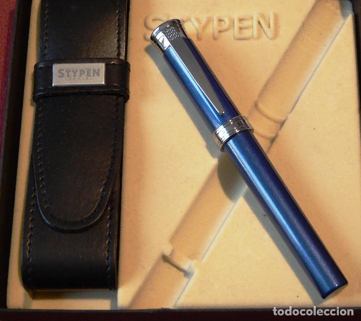 Plumas estilogr&aacute;ficas antiguas: PLUMA ESTILOGRAFICA STYPEN - NUEVA - Foto 3
