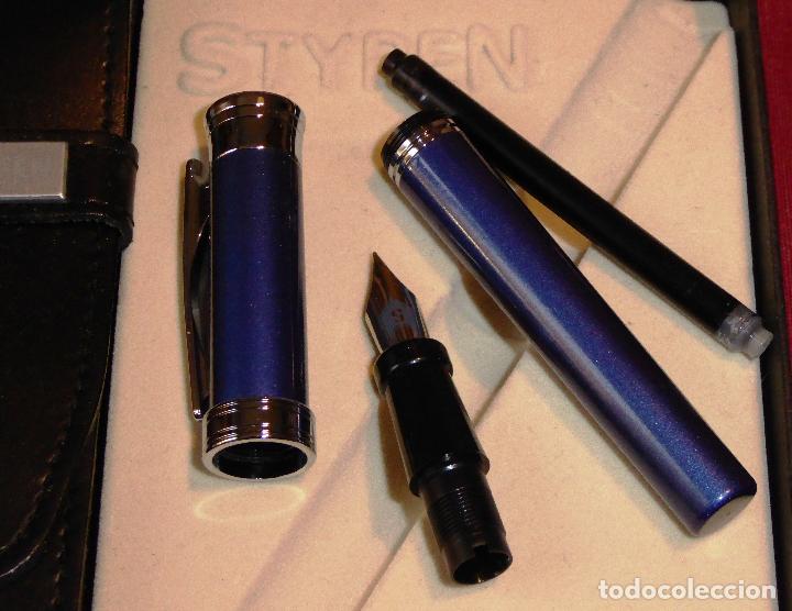 Plumas estilogr&aacute;ficas antiguas: PLUMA ESTILOGRAFICA STYPEN - NUEVA - Foto 5