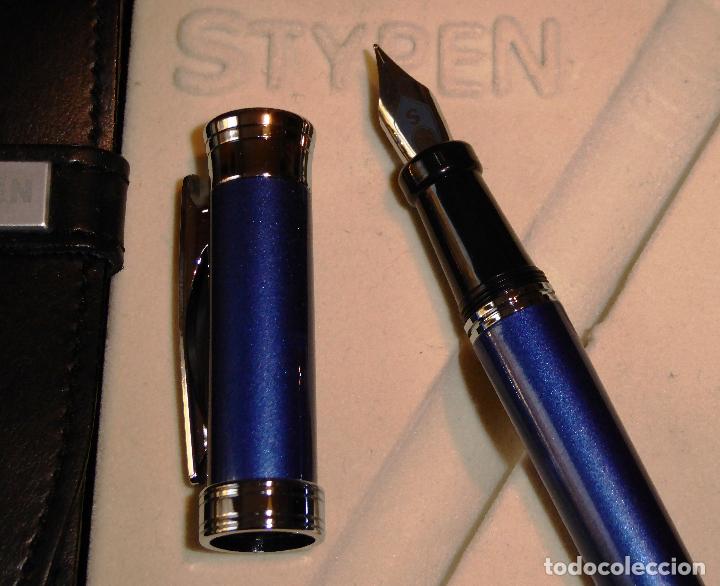 Plumas estilogr&aacute;ficas antiguas: PLUMA ESTILOGRAFICA STYPEN - NUEVA - Foto 6