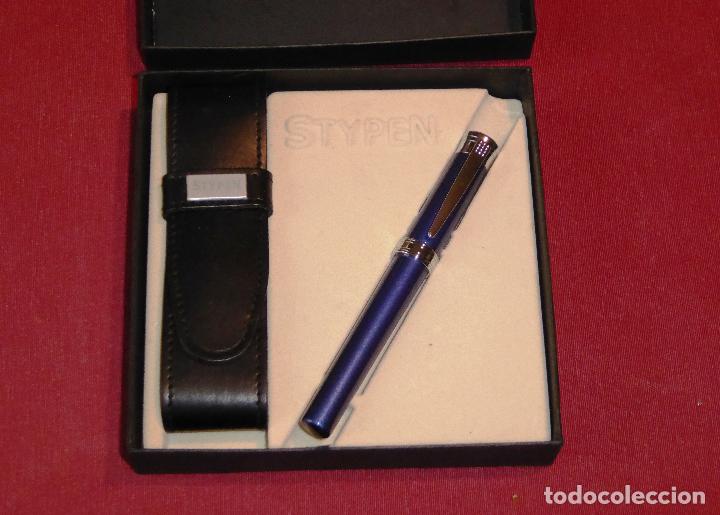 Plumas estilogr&aacute;ficas antiguas: PLUMA ESTILOGRAFICA STYPEN - NUEVA - Foto 7