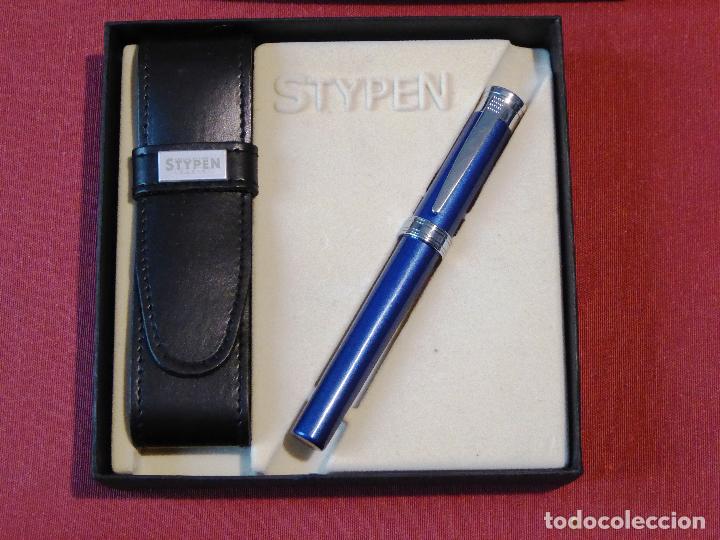 Plumas estilogr&aacute;ficas antiguas: PLUMA ESTILOGRAFICA STYPEN - NUEVA - Foto 8