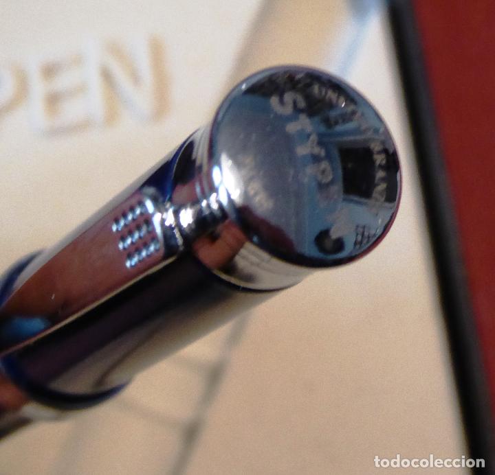 Plumas estilogr&aacute;ficas antiguas: PLUMA ESTILOGRAFICA STYPEN - NUEVA - Foto 9