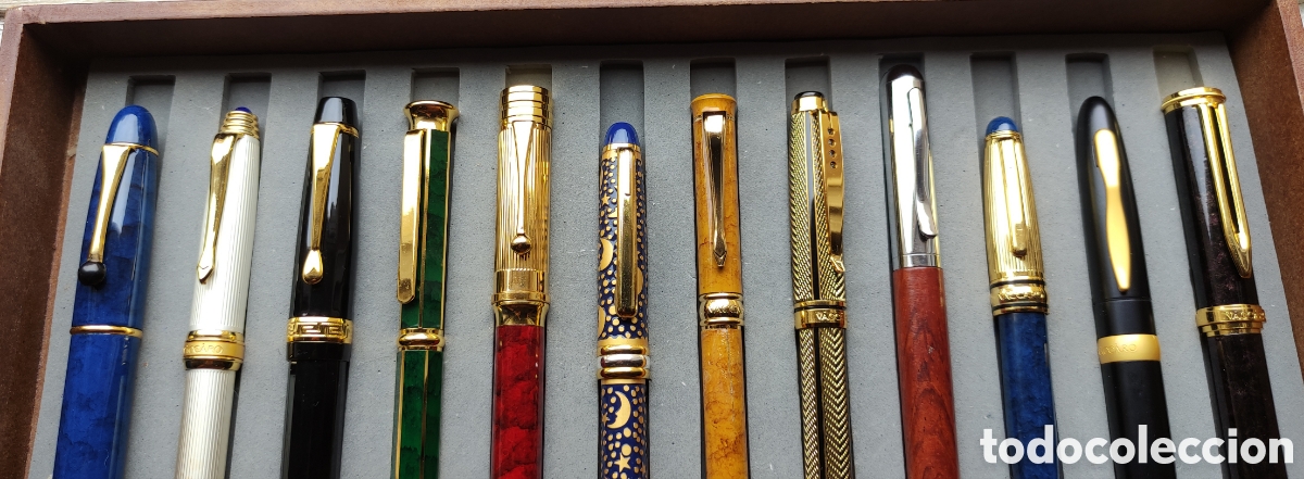 Plumas estilogr&aacute;ficas antiguas: Colecci&oacute;n completa plumas VACCARO - Foto 6