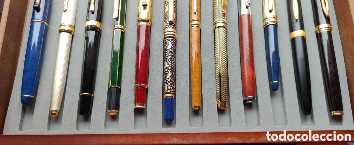 Plumas estilogr&aacute;ficas antiguas: Colecci&oacute;n completa plumas VACCARO - Foto 7