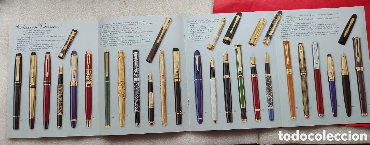 Plumas estilogr&aacute;ficas antiguas: Colecci&oacute;n completa plumas VACCARO - Foto 10