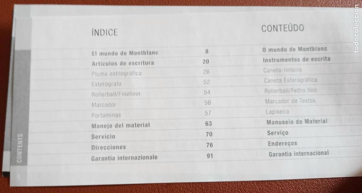 Plumas estilogr&aacute;ficas antiguas: LIBRO DE INSTRUCCIONES Y GARANTIA MONTBLANC - Foto 5