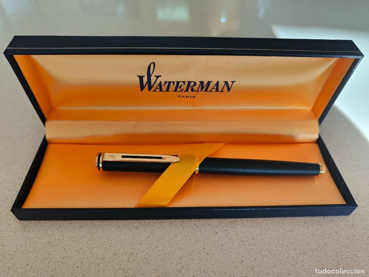 Plumas estilogr&aacute;ficas antiguas: PLUMA WATERMAN CON ESTUCHE ORIGINAL - Foto 1