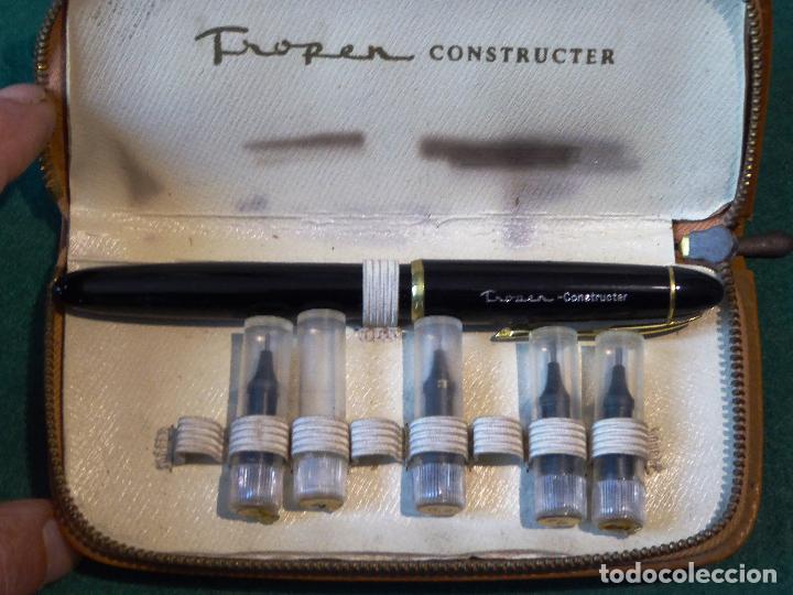 Plumas estilogr&aacute;ficas antiguas: ESTILOGRAFO TROPEN CONSTRUCTER - Foto 11