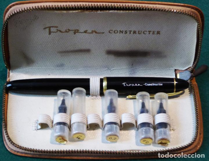 Plumas estilogr&aacute;ficas antiguas: ESTILOGRAFO TROPEN CONSTRUCTER - Foto 1