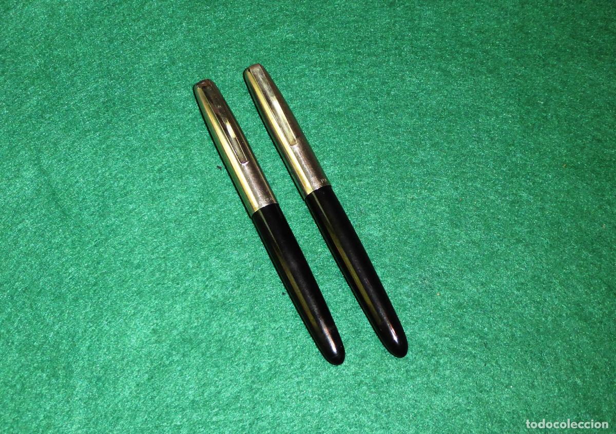 Plumas estilogr&aacute;ficas antiguas: 2 PLUMAS ESTILOGRAFICAS PARKER - Foto 1