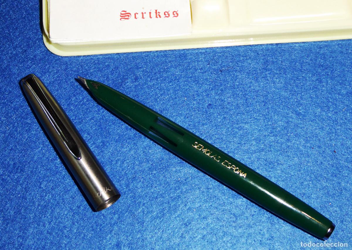 Plumas estilogr&aacute;ficas antiguas: PLUMA ESTILOGRAFICA SCRIKSS NUEVA - Foto 2