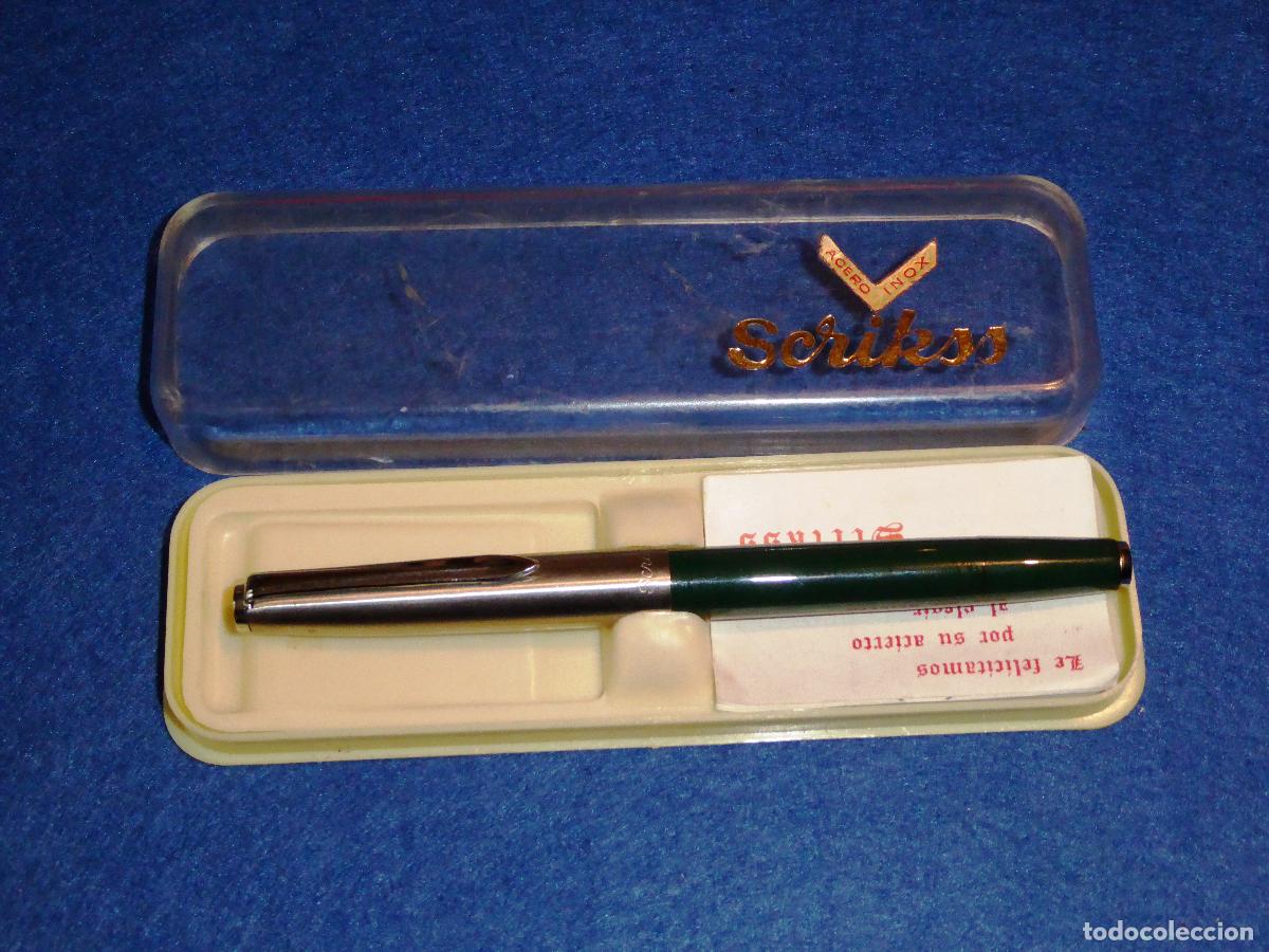 Plumas estilogr&aacute;ficas antiguas: PLUMA ESTILOGRAFICA SCRIKSS NUEVA - Foto 1