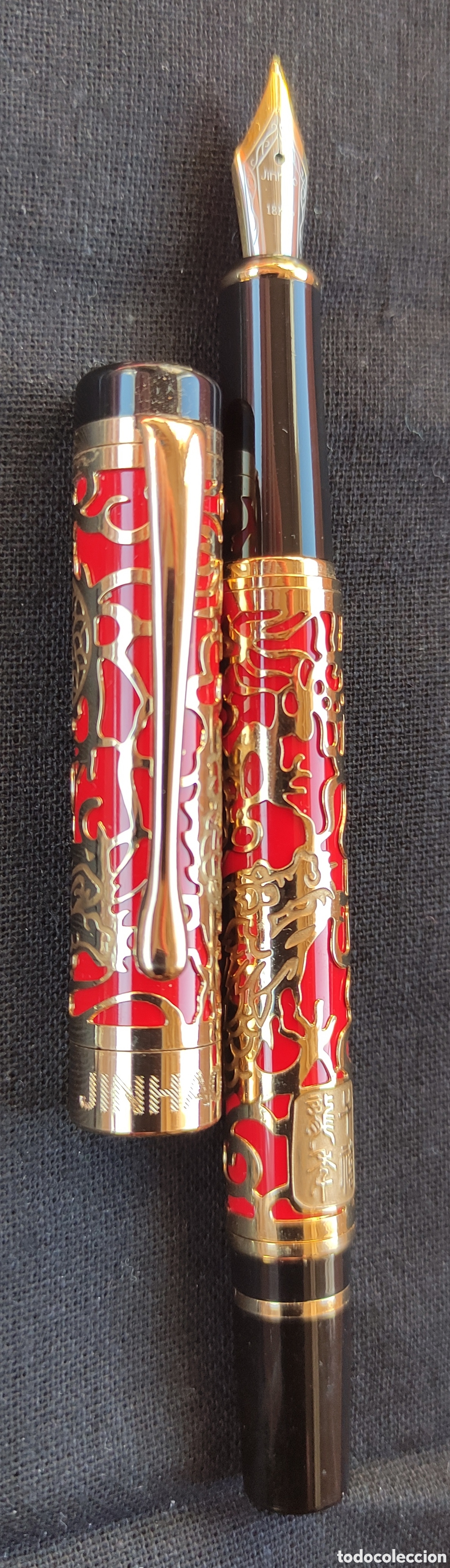 Plumas estilogr&aacute;ficas antiguas: Pluma estilografica jinhao 5000 - Foto 2