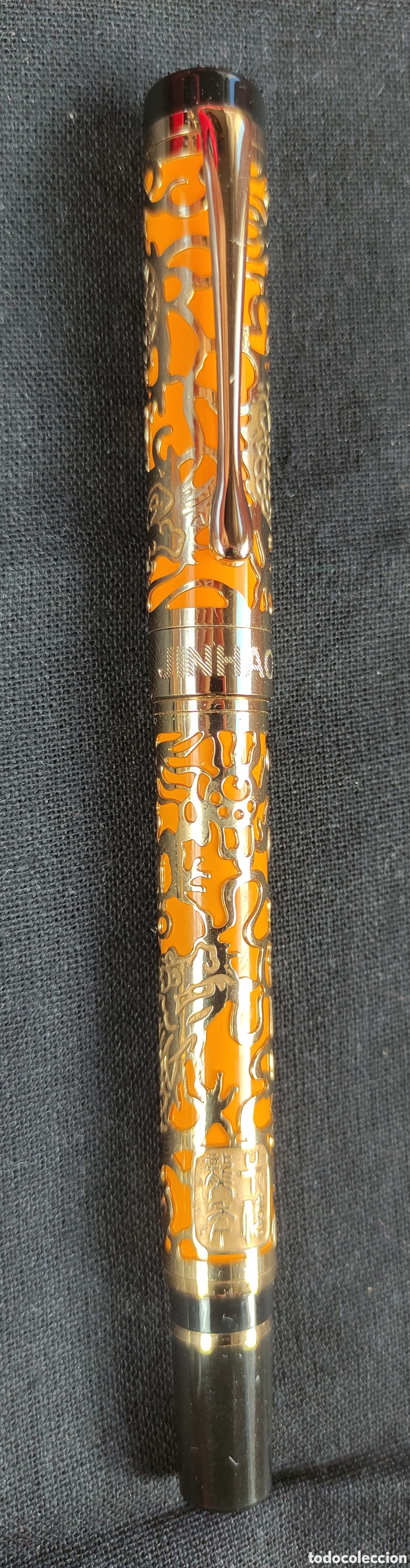 Plumas estilogr&aacute;ficas antiguas: Pluma estilografica JInhao 5000 - Foto 1