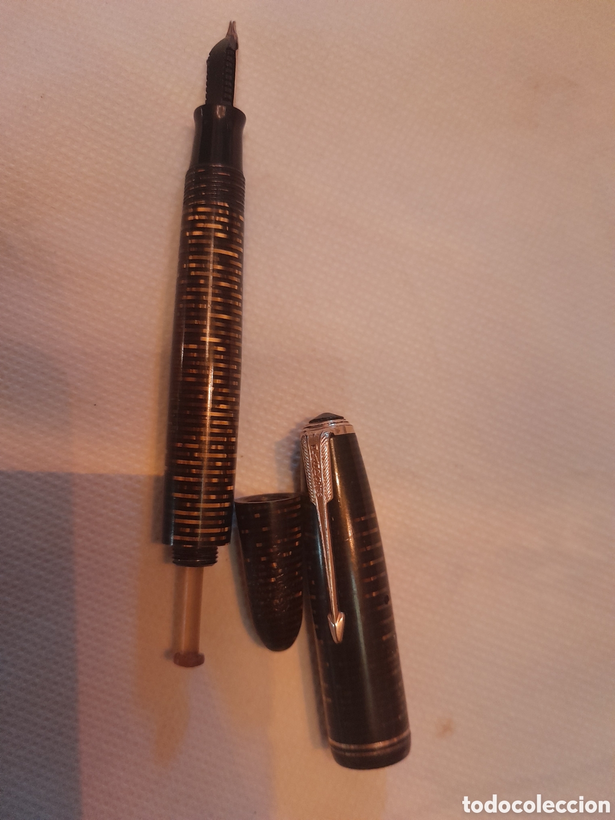 Plumas estilogr&aacute;ficas antiguas: Pluma parker canada a&ntilde;os 50 - Foto 3