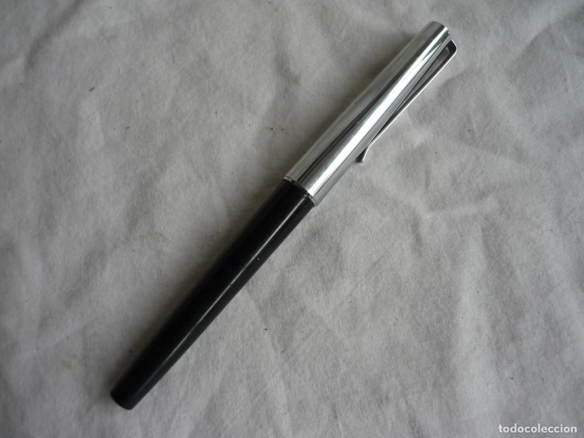 Plumas estilogr&aacute;ficas antiguas: Pluma estilogr&aacute;fica Stypen negra - Foto 4