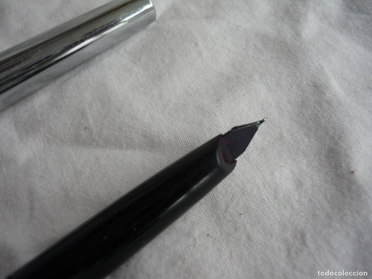 Plumas estilogr&aacute;ficas antiguas: Pluma estilogr&aacute;fica Stypen negra - Foto 8
