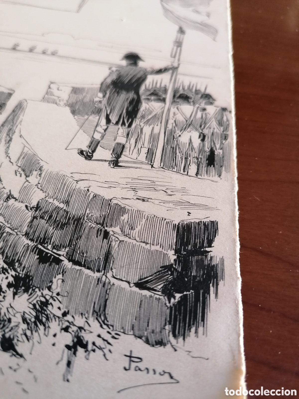 Plumas estilogr&aacute;ficas antiguas: Dibujo original Jose Passos - Foto 2