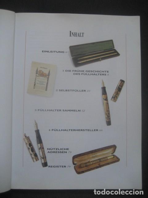 Plumas estilogr&aacute;ficas antiguas: LIBRO PLUMAS ESTILOGRAFICAS. F&Uuml;LLFEDERHALTER - Foto 2