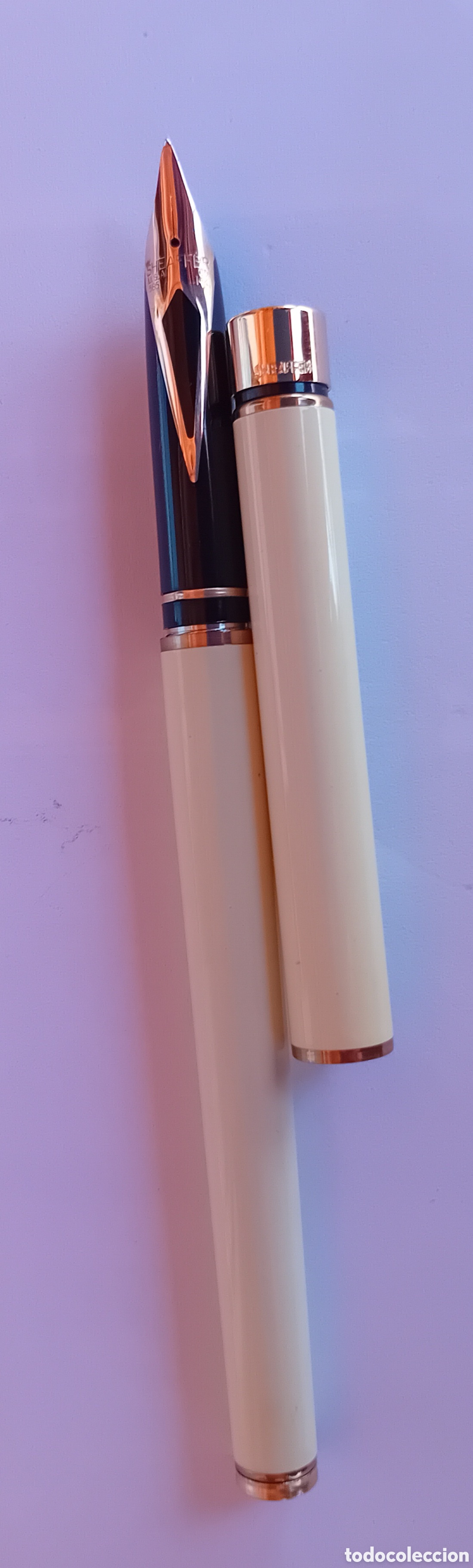 Plumas estilogr&aacute;ficas antiguas: PLUMA SHEAFFER PLUMIN ORO - Foto 4