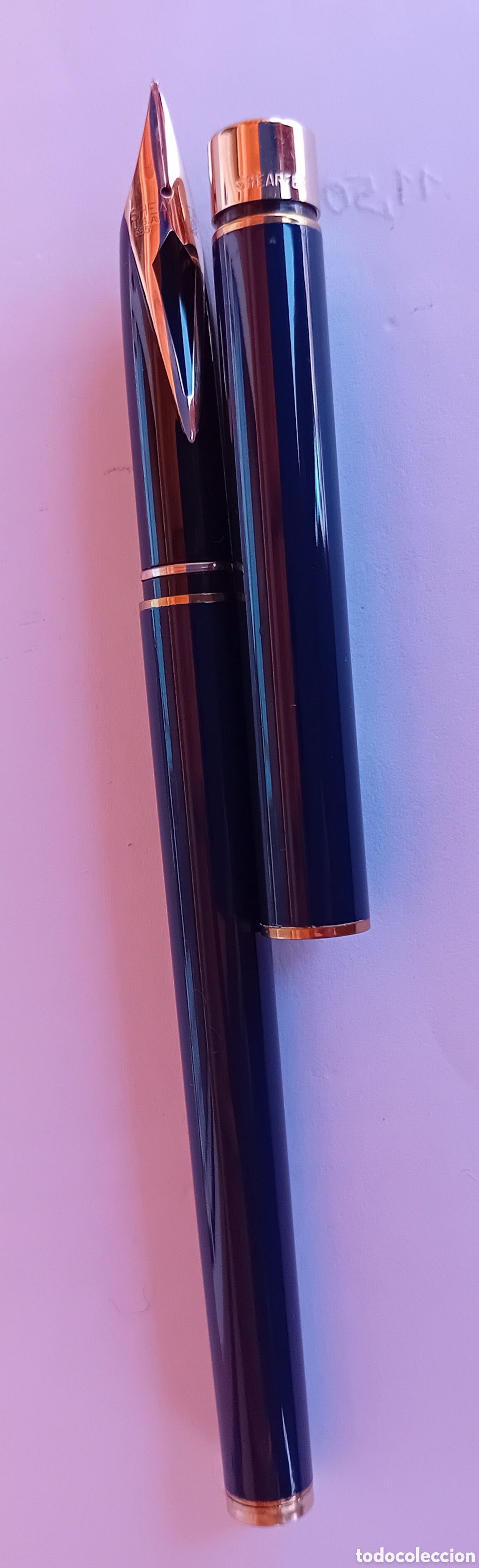 Plumas estilogr&aacute;ficas antiguas: PLUMA SHEAFFER PLUMIN ORO - Foto 4