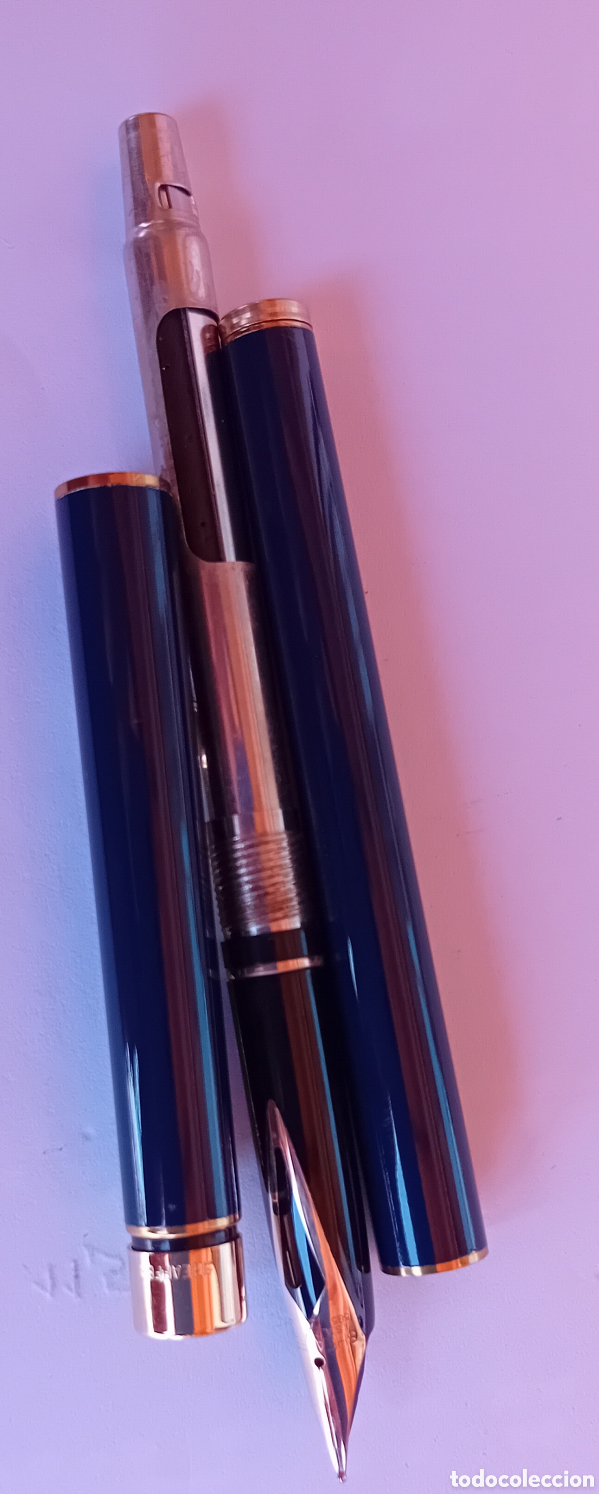 Plumas estilogr&aacute;ficas antiguas: PLUMA SHEAFFER PLUMIN ORO - Foto 5