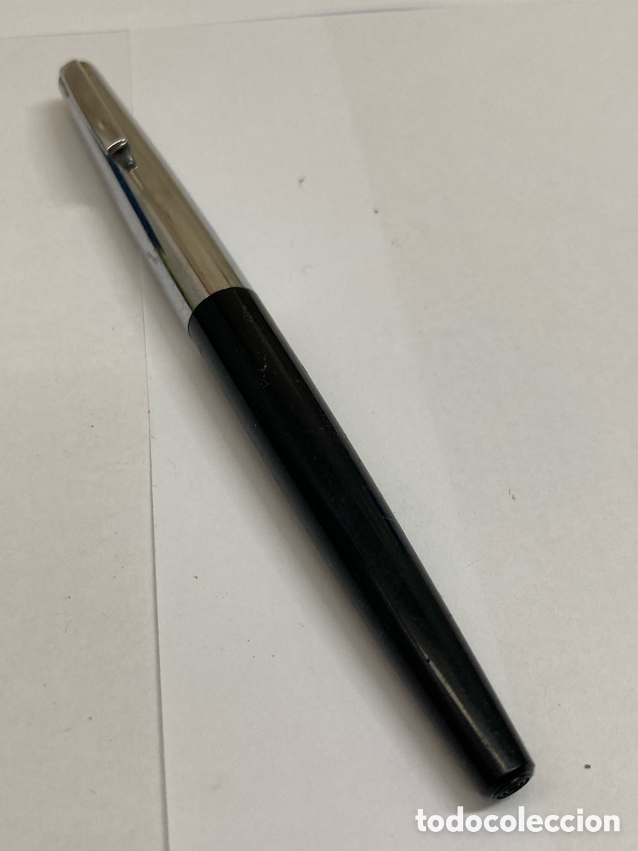 Plumas estilogr&aacute;ficas antiguas: Pluma Sheaffer cuerpo celuloide negro /PLUMA9-5 - Foto 1