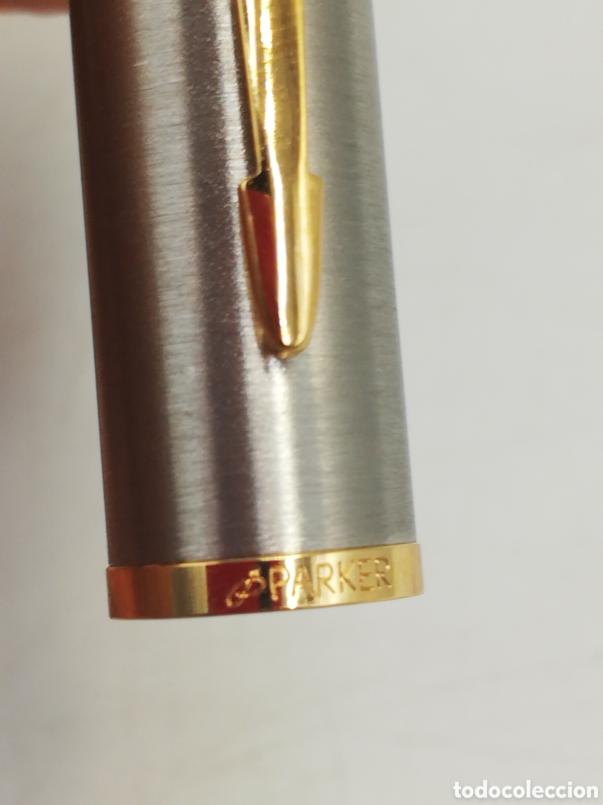 Plumas estilogr&aacute;ficas antiguas: PLUMA PARKER SONNET ACERO MATE. - Foto 5