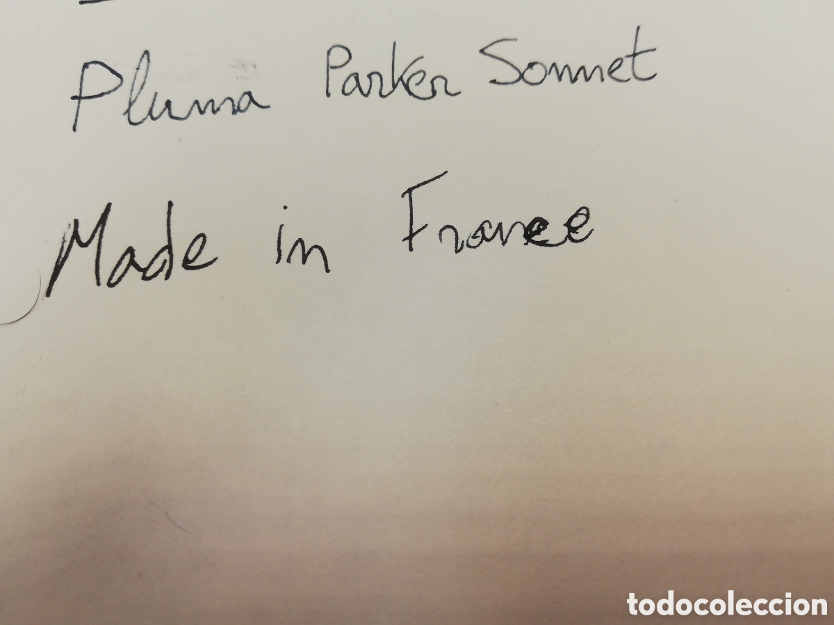 Plumas estilogr&aacute;ficas antiguas: PLUMA PARKER SONNET ACERO MATE. - Foto 7