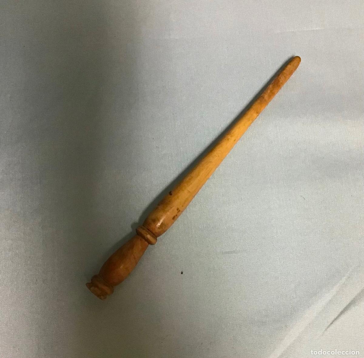 Plumas estilogr&aacute;ficas antiguas: ANTIGUO MANGO DE MADERA PARA PLUMA - Foto 1