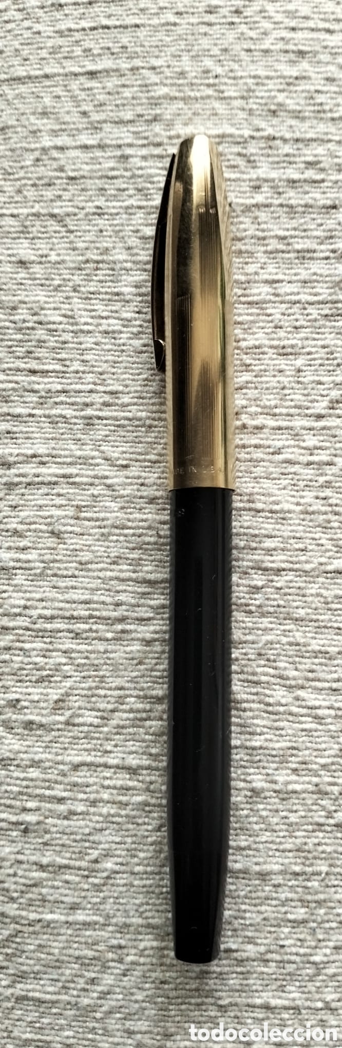 Plumas estilogr&aacute;ficas antiguas: Pluma sheaffer con plumin de oro de 14k nueva sin uso - Foto 7