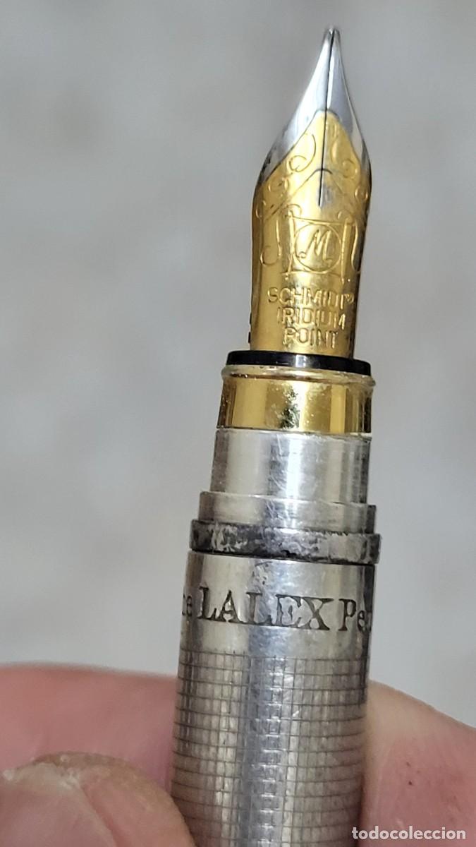 Plumas estilogr&aacute;ficas antiguas: PLUMA DE PLATA 925 CON COTRASTE - Foto 8