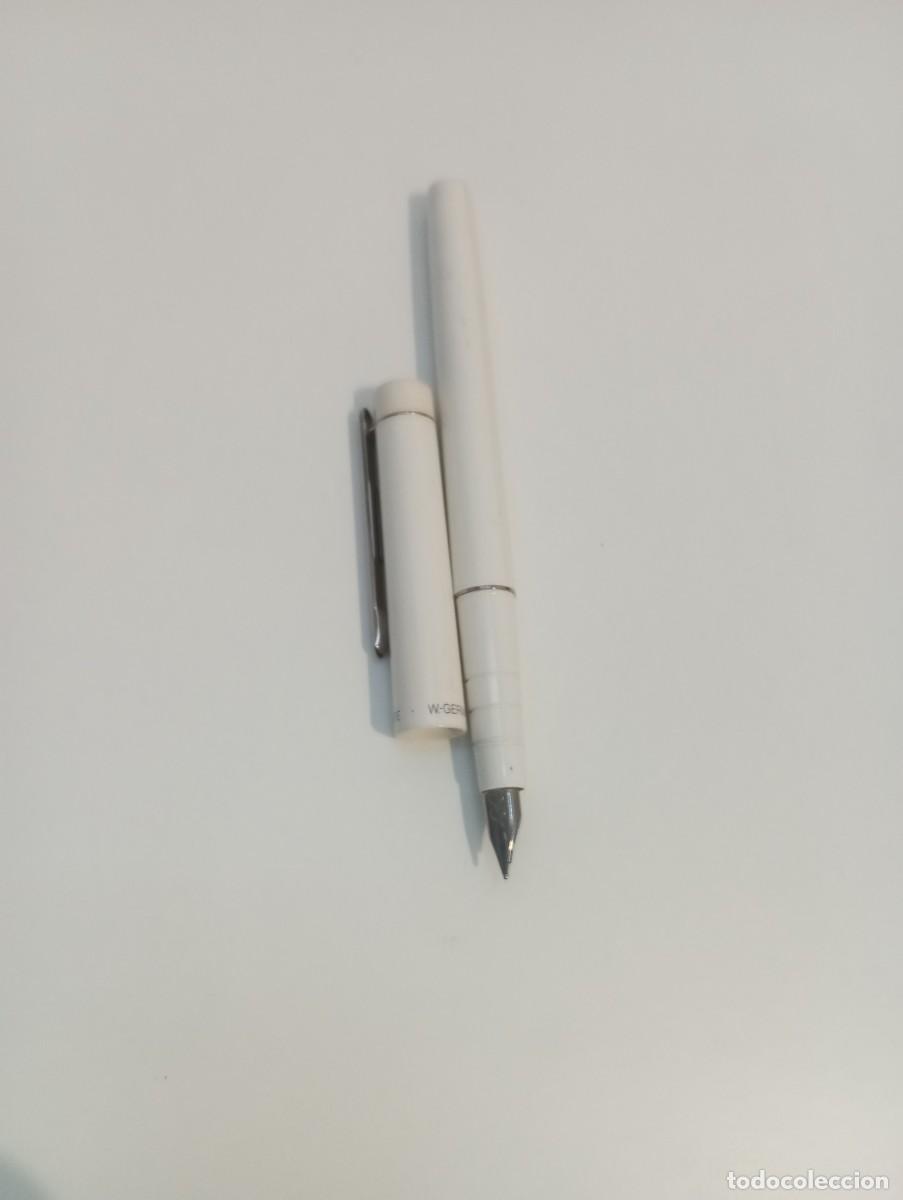 Plumas estilogr&aacute;ficas antiguas: Pluma Papermate blanca - Foto 2