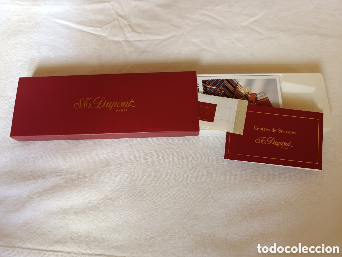Plumas estilogr&aacute;ficas antiguas: Pluma Dupont Par&iacute;s, con plum&iacute;n de oro - Foto 4