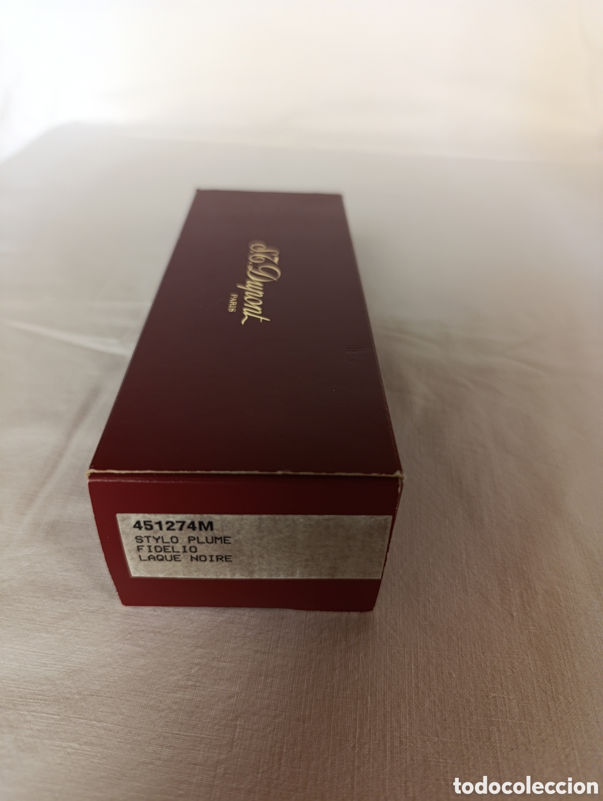 Plumas estilogr&aacute;ficas antiguas: Pluma Dupont Par&iacute;s, con plum&iacute;n de oro - Foto 5